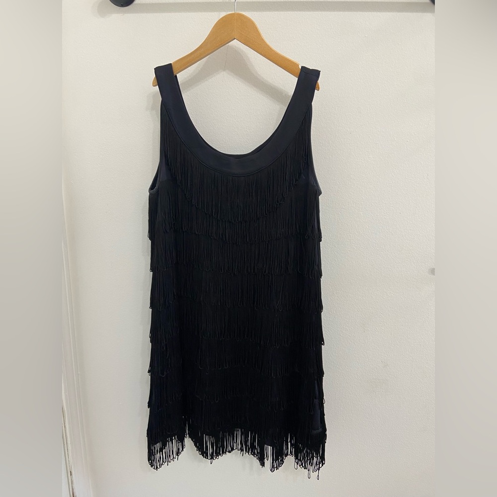 H&M Women’s Black Fringe Flapper Dress
